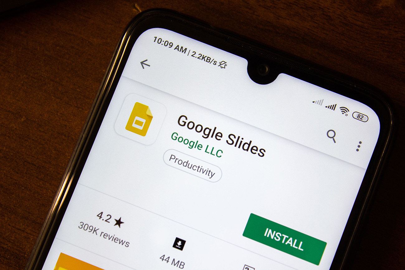 google slides для цифровых экранов 